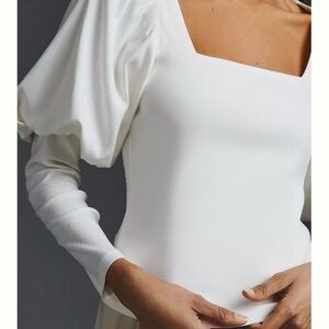 English Factory White Long Sleeve Dress